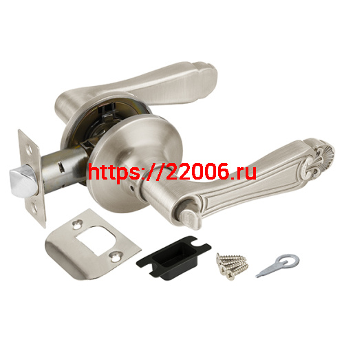 Ручка Punto (Пунто) защелка DK637 SN-BK (6037 SN-B) (фик.) мат. никель Ручка Punto (Пунто) защелка DK637 SN-BK (6037 SN-B) (фик.) мат. никель