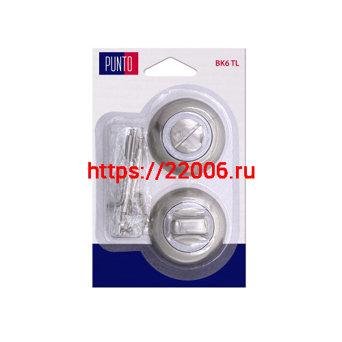 Ручка Punto (Пунто) поворотная LM/A BK6.R.TL54 SN/CP-3 матовый никель/хром