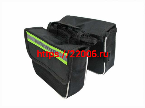 Велосумка на раму, сдвоенная SHIMANO Велосумка на раму, сдвоенная SHIMANO