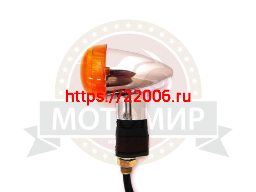 Боковой фонарь (BF-08) "Байкер" хром малый желт. (пласт) (компл 4 шт) фото 2 Боковой фонарь (BF-08) "Байкер" хром малый желт. (пласт) (компл 4 шт) фото 2