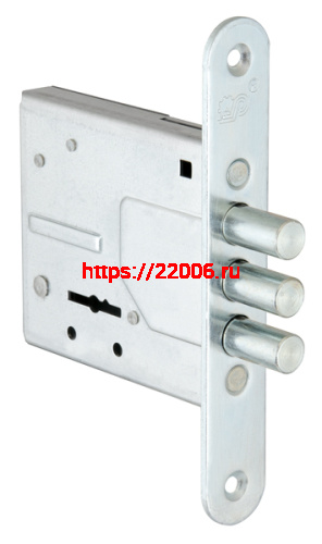 Замок Sam (Сам) врезной сувальдный ЗВ8-4С/13, 3 кл. /76600/