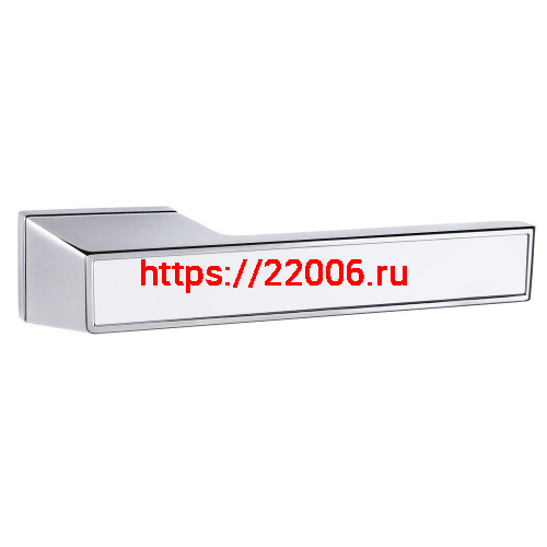 Ручка Punto (Пунто) раздельная K.QSL52.TITAN СP/WH-19 хром/белый Ручка Punto (Пунто) раздельная K.QSL52.TITAN СP/WH-19 хром/белый