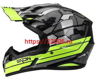 Мотошлем 801 серо-зеленый (M) Мотошлем 801 серо-зеленый (M)