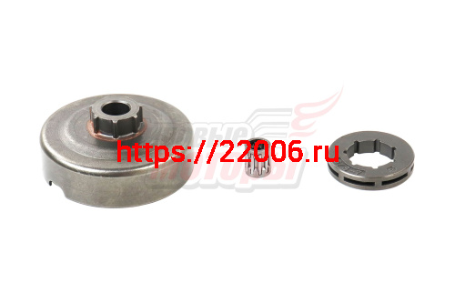 Барабан сцепления-звездочка ECHO CS310/352ES/353ES/SH305S с сепаратором, со съемным венцом (1000013) Барабан сцепления-звездочка ECHO CS310/352ES/353ES/SH305S с сепаратором, со съемным венцом (1000013)