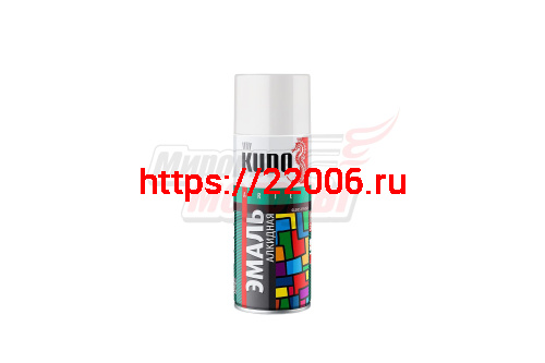 Краска аэрозоль белая глянцевая (KU-1001) KUDO (520мл) Краска аэрозоль белая глянцевая (KU-1001) KUDO (520мл)