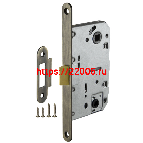 Защелка Ajax (Аякс) врезная PLASTLP96WC-50 AB бронза Защелка Ajax (Аякс) врезная PLASTLP96WC-50 AB бронза