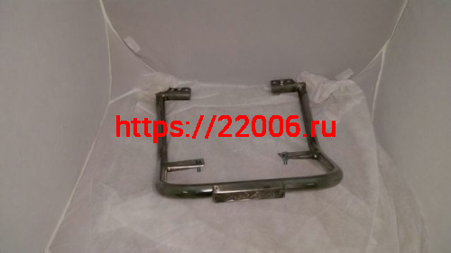 Дуга коляски передняя из нержавеющей стали с логотипом КБ МТС Урал Дуга коляски передняя из нержавеющей стали с логотипом КБ МТС Урал