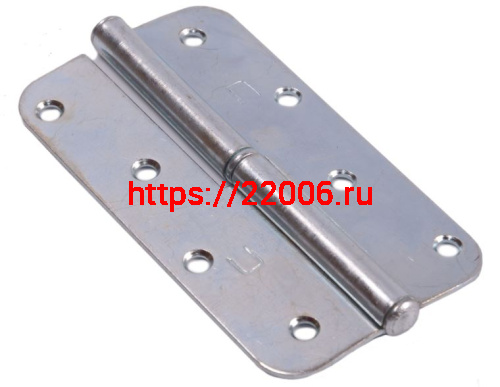 Петля skobis (СКОБИС) накладная ПН-130 цинк белый, левая Петля skobis (СКОБИС) накладная ПН-130 цинк белый, левая