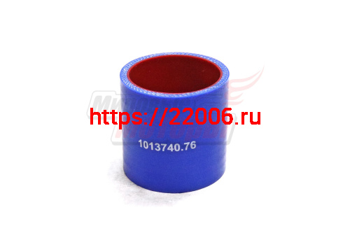 Патрубок соедин. теплообменника МАЗ силикон.,синий,армир. L60мм,d55мм. (HH050) Патрубок соедин. теплообменника МАЗ силикон.,синий,армир. L60мм,d55мм. (HH050)