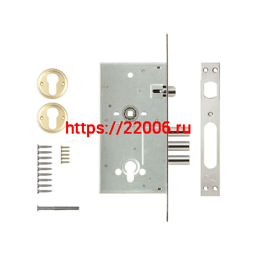 Корпус Kale kilit (Кале килит) врезного цилиндрового замка с защёлкой 252/R w/b фото 2 Корпус Kale kilit (Кале килит) врезного цилиндрового замка с защёлкой 252/R w/b фото 2