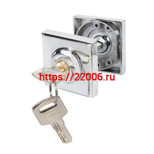 Ручка поворотная Ajax (Аякс) с фиксацией ключом BK6.FIX.JK CP-8 хром Ручка поворотная Ajax (Аякс) с фиксацией ключом BK6.FIX.JK CP-8 хром