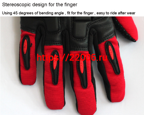 Перчатки PRO-BIKER MCS-22 (черные, красные, желтые, синие) фото 4 Перчатки PRO-BIKER MCS-22 (черные, красные, желтые, синие) фото 4