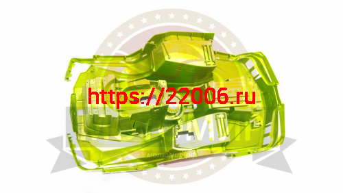 Пластик верхний для машинок "квадроцикл Полярис" зеленый Пластик верхний для машинок "квадроцикл Полярис" зеленый