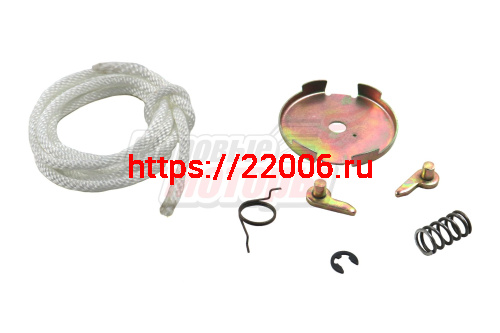 Ремкомплект стартера Крот "ММ" (диск фрикциона, шнур, пружины, 2 собачки, шайба стопорная) Ремкомплект стартера Крот "ММ" (диск фрикциона, шнур, пружины, 2 собачки, шайба стопорная)