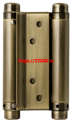 Петля Armadillo (Армадилло) пружинная двусторонняя BH586SS AB (5DSS) бронза TECH Петля Armadillo (Армадилло) пружинная двусторонняя BH586SS AB (5DSS) бронза TECH