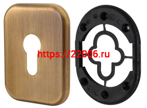 Декоративная Armadillo (Армадилло) Квадратная накладка на цилиндр ET-DEC SQ (ATC Protector 1) AB-77 Бронза фото 4 Декоративная Armadillo (Армадилло) Квадратная накладка на цилиндр ET-DEC SQ (ATC Protector 1) AB-77 Бронза фото 4