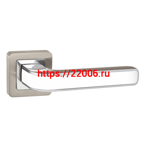 Ручка Punto (Пунто) раздельная K.QR52.NOVA (NOVA QR) SN/WH-19 матовый никель/белый Ручка Punto (Пунто) раздельная K.QR52.NOVA (NOVA QR) SN/WH-19 матовый никель/белый