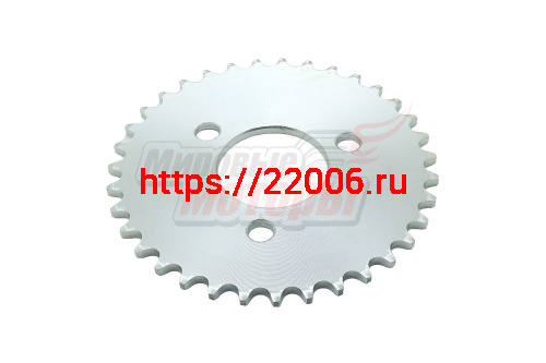 Звезда ведомая 35z Верховина (3 мал.отв гладкая) Звезда ведомая 35z Верховина (3 мал.отв гладкая)