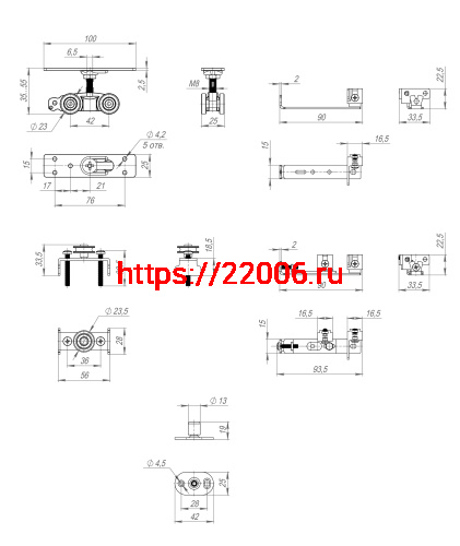 Комплект Armadillo (Армадилло) для синхронного открывания дверей SLD.Comfort-PRO.SET4.synchron/80 (Comfort - PRO SET 4) фото 5 Комплект Armadillo (Армадилло) для синхронного открывания дверей SLD.Comfort-PRO.SET4.synchron/80 (Comfort - PRO SET 4) фото 5