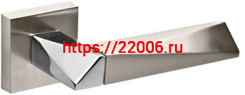 Ручка Fuaro (Фуаро) раздельная K.DM51.DIAMOND (DIAMOND DM) SN/CP-3 матовый никель/хром Ручка Fuaro (Фуаро) раздельная K.DM51.DIAMOND (DIAMOND DM) SN/CP-3 матовый никель/хром