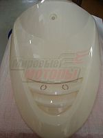 Облицовка передняя верхняя ACTIV/ YB50QT-3 Racer Meteor (ВНИЗУ РЕШЁТКА) некрашеная
