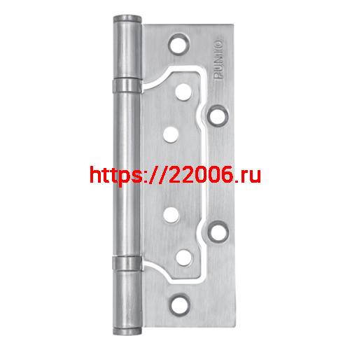 Петля Punto (Пунто) универсальная без врезки IN5200W SC (200-2B 125x2,5) мат. хром Петля Punto (Пунто) универсальная без врезки IN5200W SC (200-2B 125x2,5) мат. хром