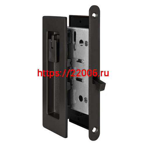 Защелка Armadillo (Армадилло) с ручками для раздвижных дверей SH.URB153.KIT011-BK (SH011 URB) BPVD-77 вороненый никель Защелка Armadillo (Армадилло) с ручками для раздвижных дверей SH.URB153.KIT011-BK (SH011 URB) BPVD-77 вороненый никель