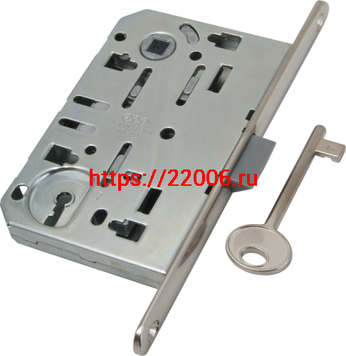 B01101.50.06 AGB (АГБ) Корпус врезного замка под ключ (никель) MEDIANA EVOLUTION B01101.50.06 AGB (АГБ) Корпус врезного замка под ключ (никель) MEDIANA EVOLUTION