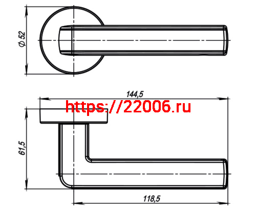 Ручка Armadillo (Армадилло) раздельная R.URB52.CUBE (CUBE URB3) CP/White-14 хром/белый фото 4 Ручка Armadillo (Армадилло) раздельная R.URB52.CUBE (CUBE URB3) CP/White-14 хром/белый фото 4