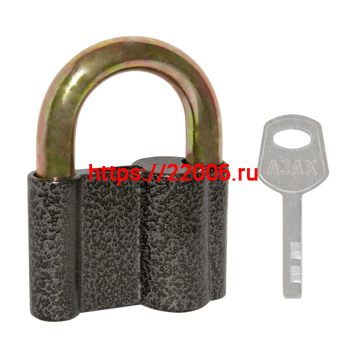 Замок Ajax (Аякс) навесной PD-4080 (PD-40-80) 3 fin key /коробка Замок Ajax (Аякс) навесной PD-4080 (PD-40-80) 3 fin key /коробка