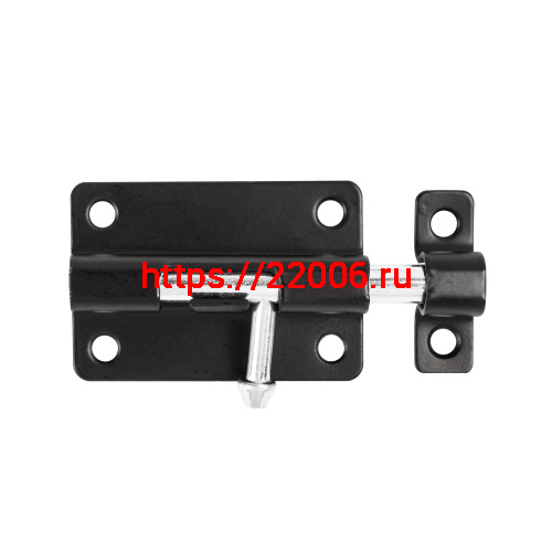 Шпингалет Ajax (Аякс) мебельный металлический SPD60х30 BL черный Шпингалет Ajax (Аякс) мебельный металлический SPD60х30 BL черный