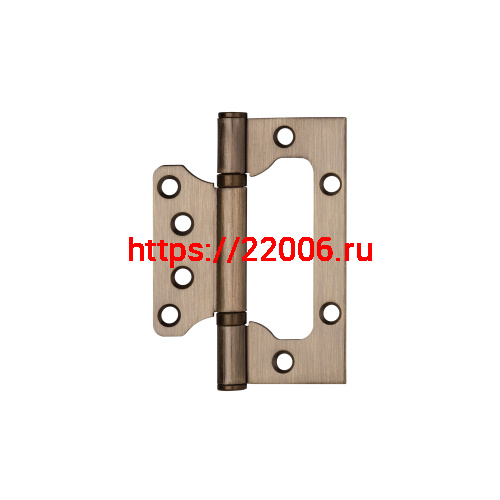 Петля Ajax (Аякс) универсальная без врезки IN4000W AB (100/P-2B 100x2,3) бронза Петля Ajax (Аякс) универсальная без врезки IN4000W AB (100/P-2B 100x2,3) бронза