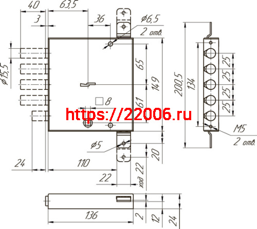 Замок Mettem (Меттэм) врезной сувальдный с задвижкой ЗВ8 152.1.0 с тягами (без лицевой планки), 5 кл. фото 2 Замок Mettem (Меттэм) врезной сувальдный с задвижкой ЗВ8 152.1.0 с тягами (без лицевой планки), 5 кл. фото 2