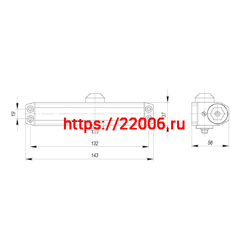 Доводчик Ajax (Аякс) дверной DCTR15-60 hold open WH белый фото 3 Доводчик Ajax (Аякс) дверной DCTR15-60 hold open WH белый фото 3