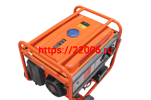 Генератор бенз. "COVENANT" GG8000E (6,0/6,5кВт, LT190F, 15л.с., бак 25л, 86кг, электростартер, МЕДЬ) фото 3 Генератор бенз. "COVENANT" GG8000E (6,0/6,5кВт, LT190F, 15л.с., бак 25л, 86кг, электростартер, МЕДЬ) фото 3