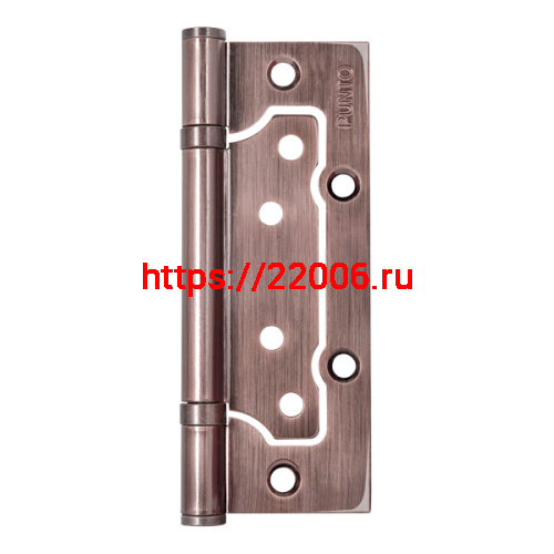 Петля Punto (Пунто) универсальная без врезки IN5200W AC (200-2B 125x2,5) медь Петля Punto (Пунто) универсальная без врезки IN5200W AC (200-2B 125x2,5) медь