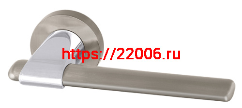 Ручка Armadillo (Армадилло) раздельная AJAX URB1 SN/CP-3 Мат никель/хром