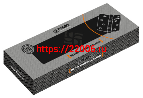 Петля Fuaro (Фуаро) универсальная IN4400U-R10 PB (4BB-R10 100x75x2,5) латунь фото 2 Петля Fuaro (Фуаро) универсальная IN4400U-R10 PB (4BB-R10 100x75x2,5) латунь фото 2