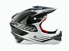 Мотошлем THH T-42 №2 white/black (S)