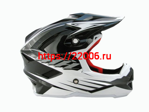 Мотошлем THH T-42 №2 black/white (M)