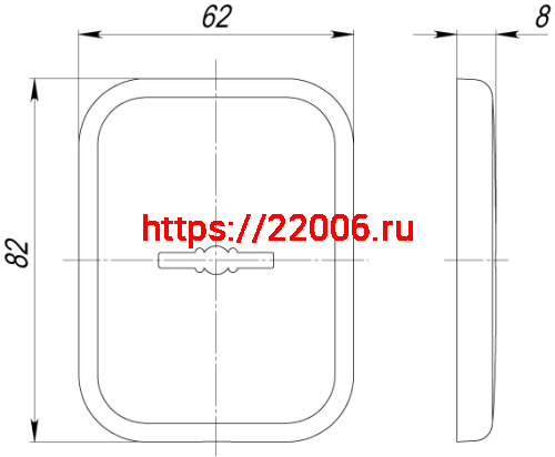 Декоративная Armadillo (Армадилло) Квадратная накладка на сувальдный замок PS-DEC SQ (ATC Protector 1) CP-8 Хром фото 3 Декоративная Armadillo (Армадилло) Квадратная накладка на сувальдный замок PS-DEC SQ (ATC Protector 1) CP-8 Хром фото 3