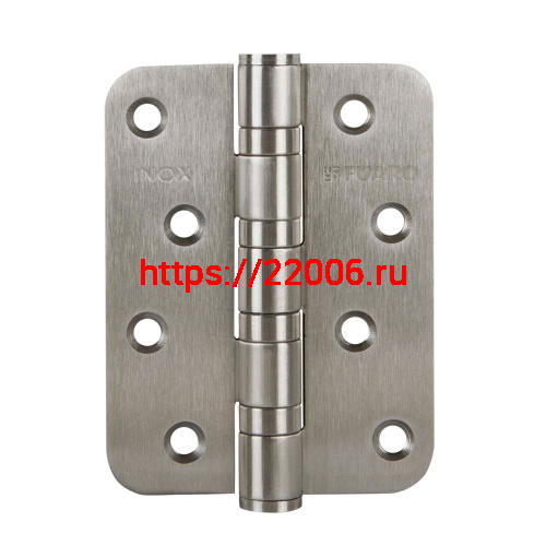 Петля Fuaro (Фуаро) из нержавейки универсальная IN4400U-R10 INOX (4BB-R10 102х76х3) Петля Fuaro (Фуаро) из нержавейки универсальная IN4400U-R10 INOX (4BB-R10 102х76х3)