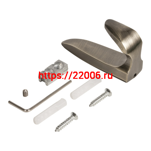 Крючок Ajax (Аякс) настенный MB-LM/K-002 AB бронза фото 4 Крючок Ajax (Аякс) настенный MB-LM/K-002 AB бронза фото 4