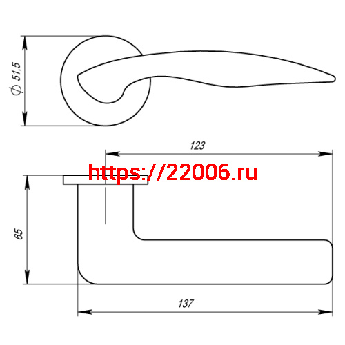 Ручка Armadillo (Армадилло) раздельная R.URS52.WAVE (WAVE URS) AB-7 бронза фото 4 Ручка Armadillo (Армадилло) раздельная R.URS52.WAVE (WAVE URS) AB-7 бронза фото 4
