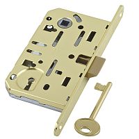 B01101.50.03.579 AGB (АГБ) Корпус врезного замка под ключ (латунь) MEDIANA EV. (инд.упак+B01000.40.03)