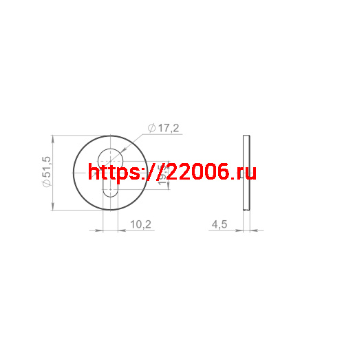 Накладка Armadillo (Армадилло) под цилиндр ET.R.YM AC-9 медь фото 4