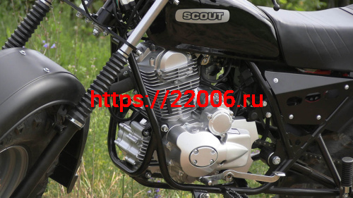 Мотоцикл внедорожный СКАУТ-3V.12-200 колеса 12" фото 2