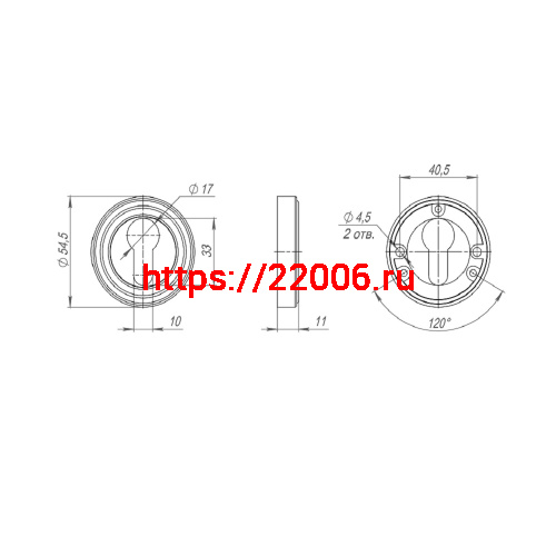 Накладка Punto (Пунто) под цилиндр ET ML SN/CP-3 матовый никель/хром фото 3 Накладка Punto (Пунто) под цилиндр ET ML SN/CP-3 матовый никель/хром фото 3