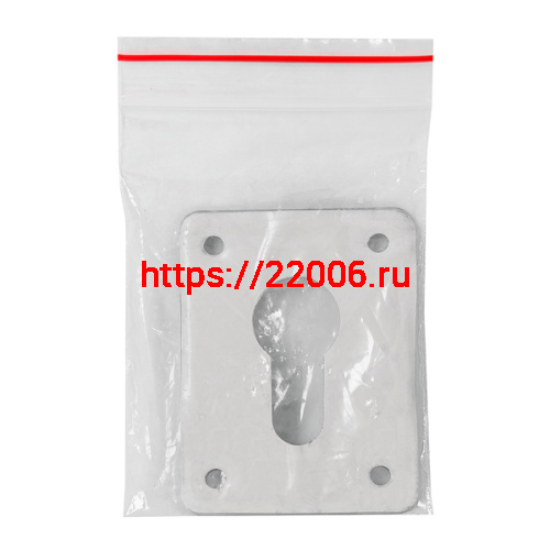 Декоративная Punto (Пунто) накладка ESC083-SS (нержавейка) на цилиндр (1 пара) "1" фото 2