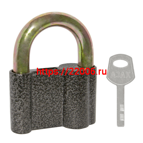 Замок Ajax (Аякс) навесной PD-4070 (PD-40-70) 3 fin key /коробка Замок Ajax (Аякс) навесной PD-4070 (PD-40-70) 3 fin key /коробка